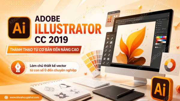 Khóa Học Adobe Illustrator Cc 2019 - Thành Thạo Từ Cơ Bản Đến Nâng Cao