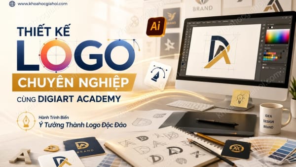 Khoá Học Thiết Kế Logo Chuyên Nghiệp Cùng Digiart Academy