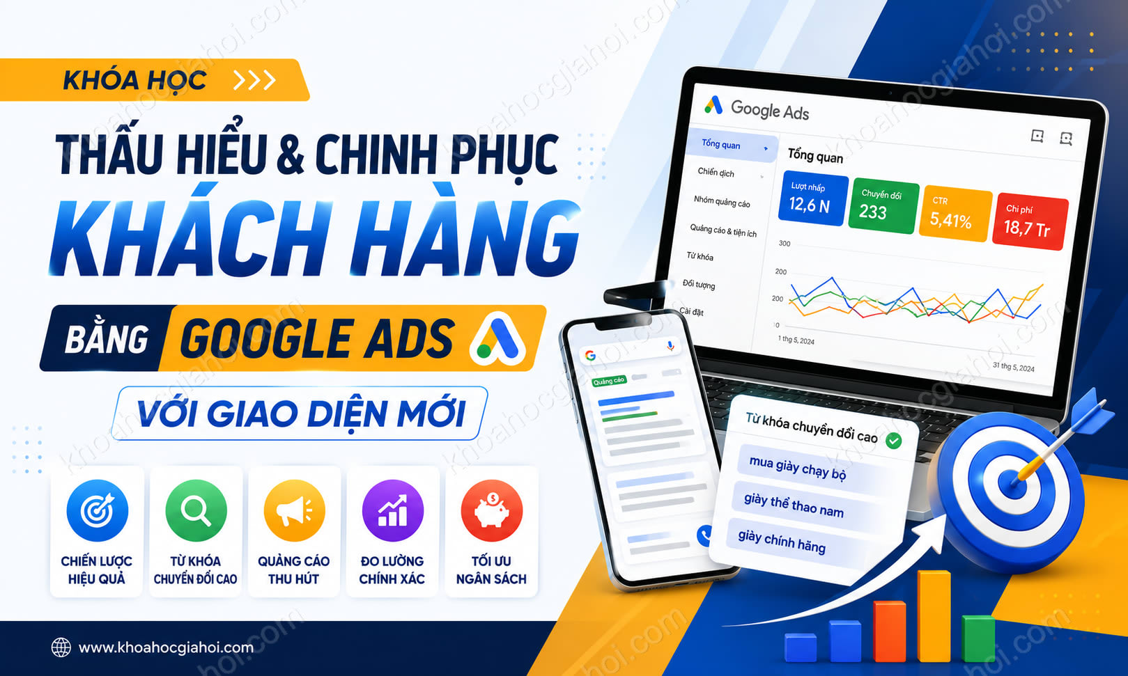 Thấu Hiểu Và Chinh Phục Khách Hàng Bằng Google Ads Với Giao Diện Mới