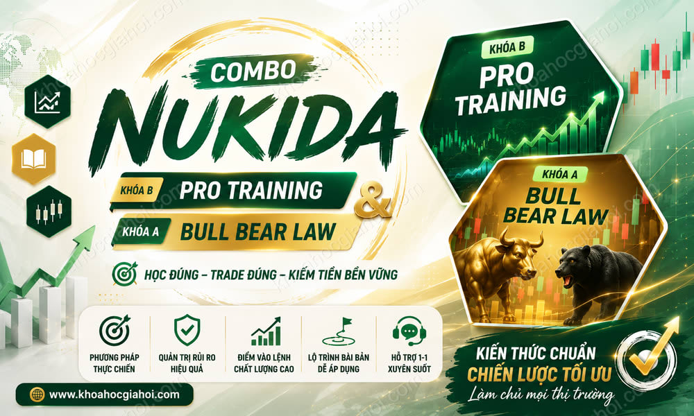 Combo Khóa Học Nukida Khoá B: Pro Training – Khóa A: Bull Bear Law