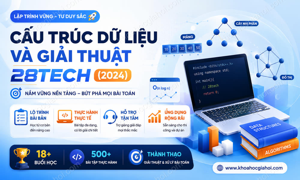 Cấu Trúc Dữ Liệu Và Giải Thuật 28Tech (2024)