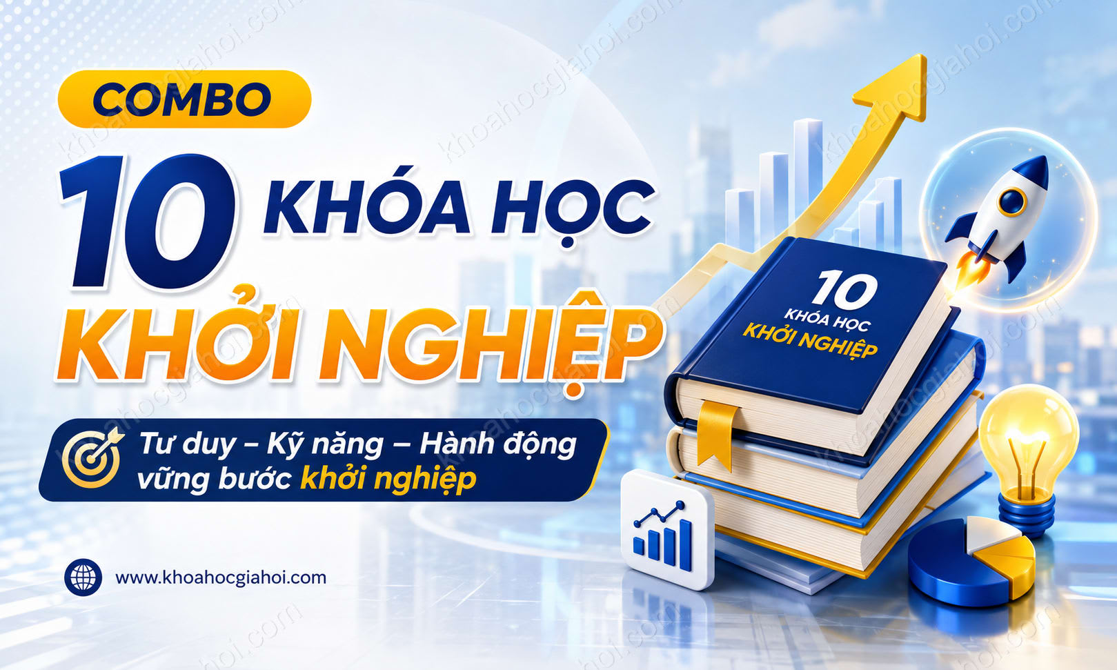 Combo 10 Khóa Học Khởi Nghiệp Vietgrow.edu.vn