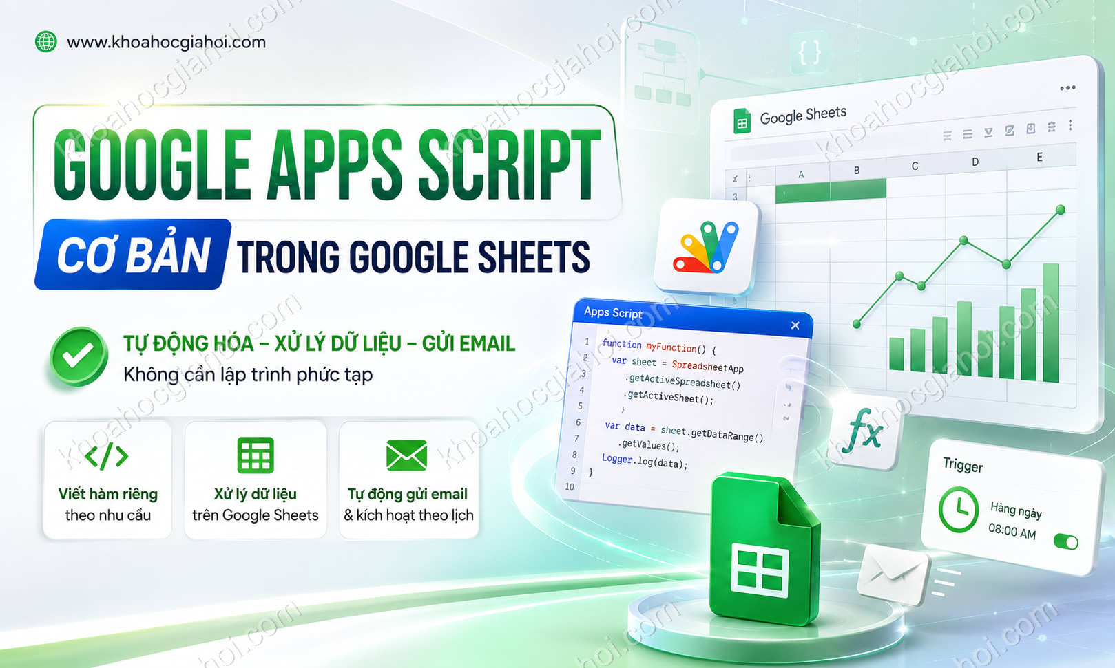 Khóa Học Google Apps Script Cơ Bản Trong Google Sheets