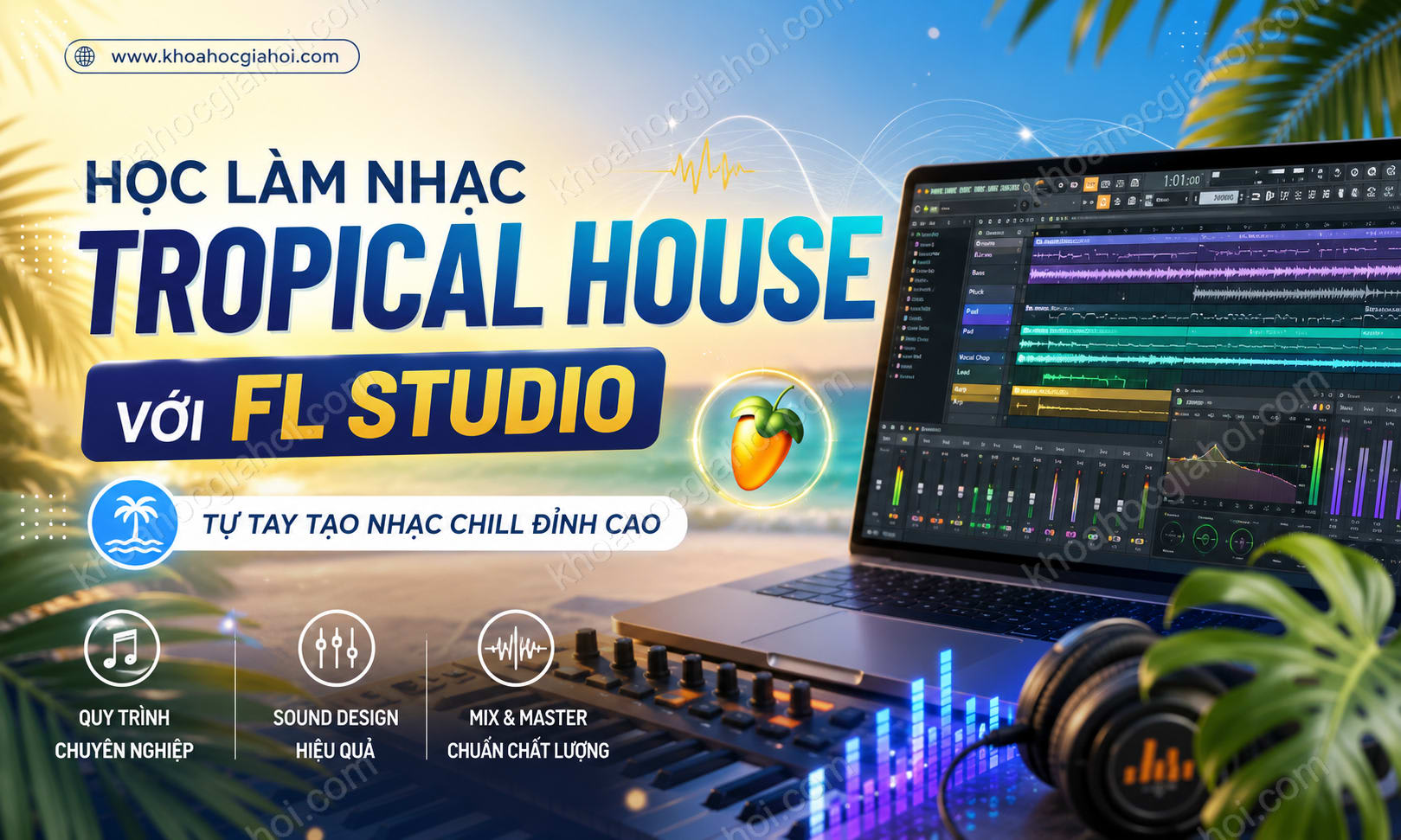 Học Làm Nhạc Tropical House Với FL Studio