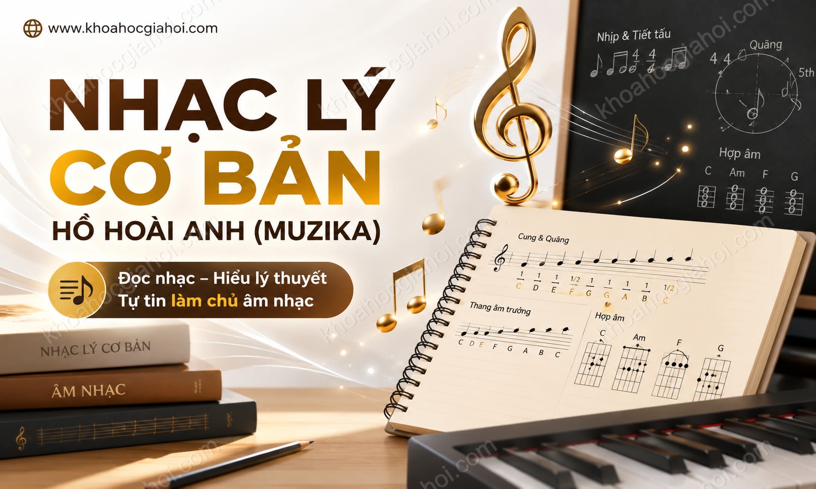 Khóa Học Nhạc Lý Cơ Bản Hồ Hoài Anh (Muzika) Khóa Học Nhạc Lý Cơ Bản Hồ Hoài Anh (Muzika)