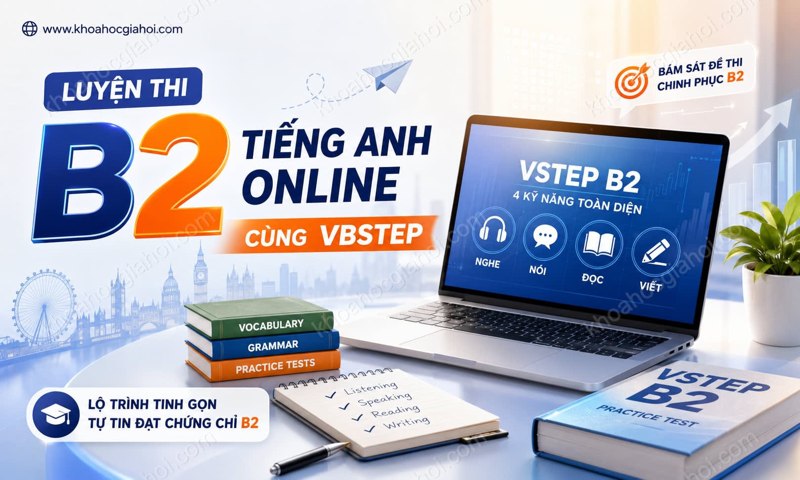 Khóa Học Luyện Thi B2 Tiếng Anh Online Cũng Vbstep Khóa Học Luyện Thi B2 Tiếng Anh Online Cũng Vbstep
