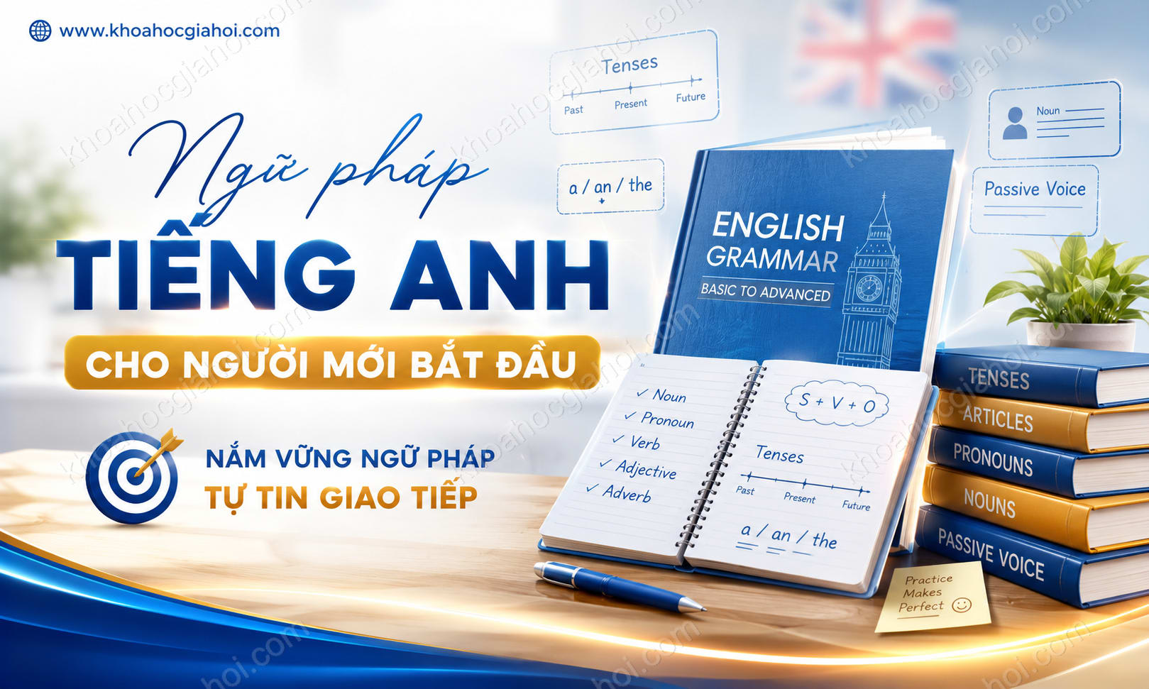 Khóa Học Ngữ Pháp Tiếng Anh Cho Người Mới Bắt Đầu