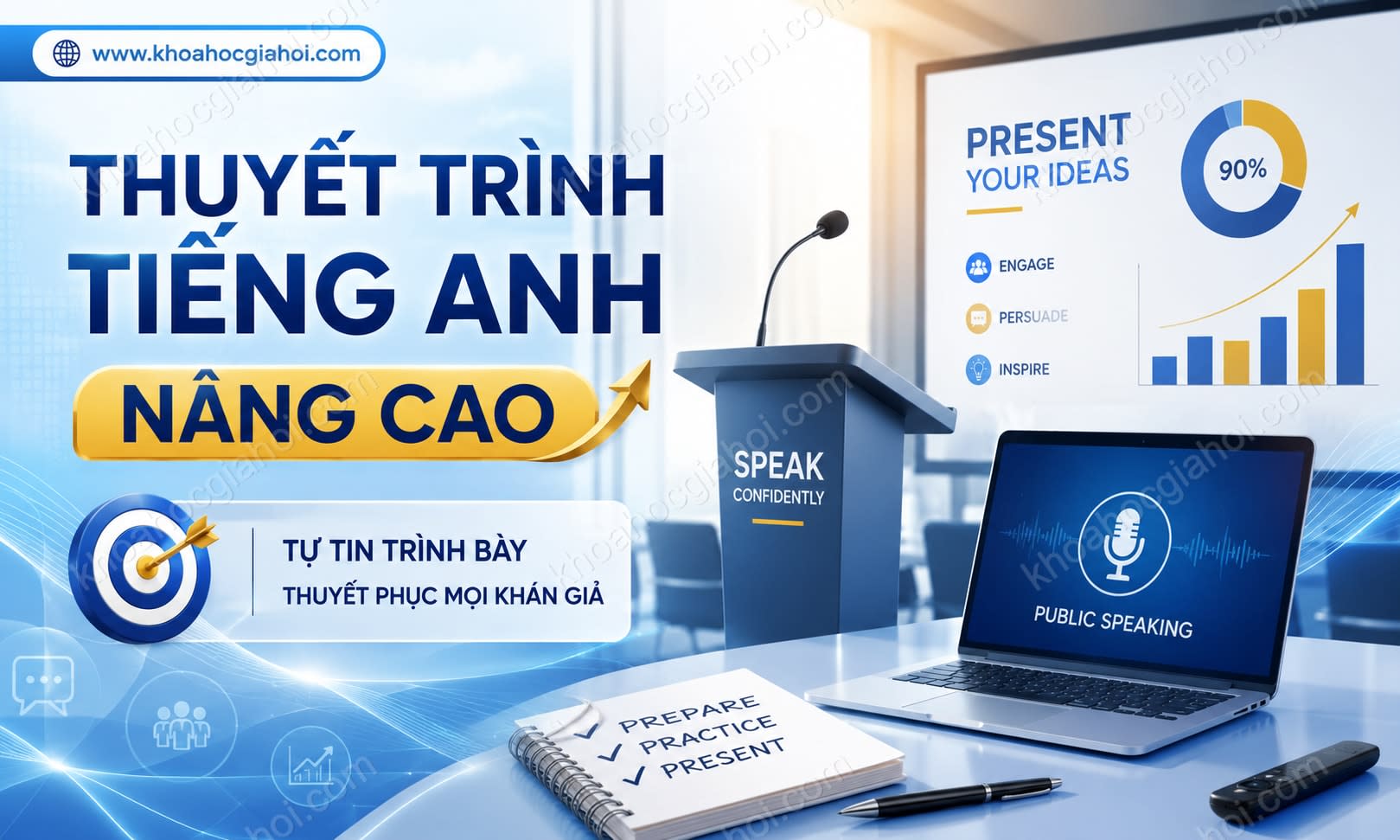 Khóa Học Thuyết Trình Tiếng Anh Nâng Cao Khóa Học Thuyết Trình Tiếng Anh Nâng Cao