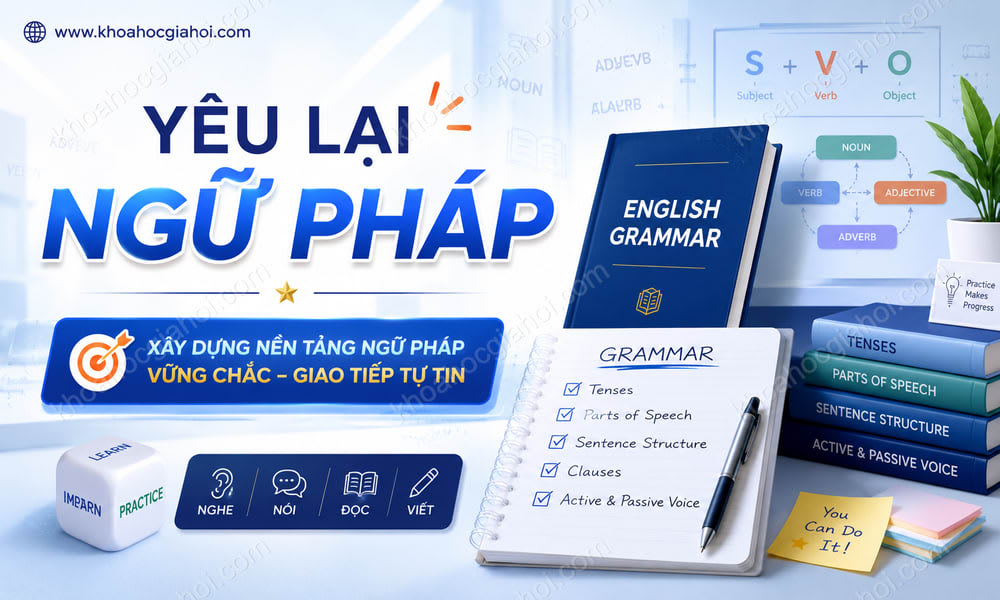 Khóa Học Yêu Lại Ngữ Pháp