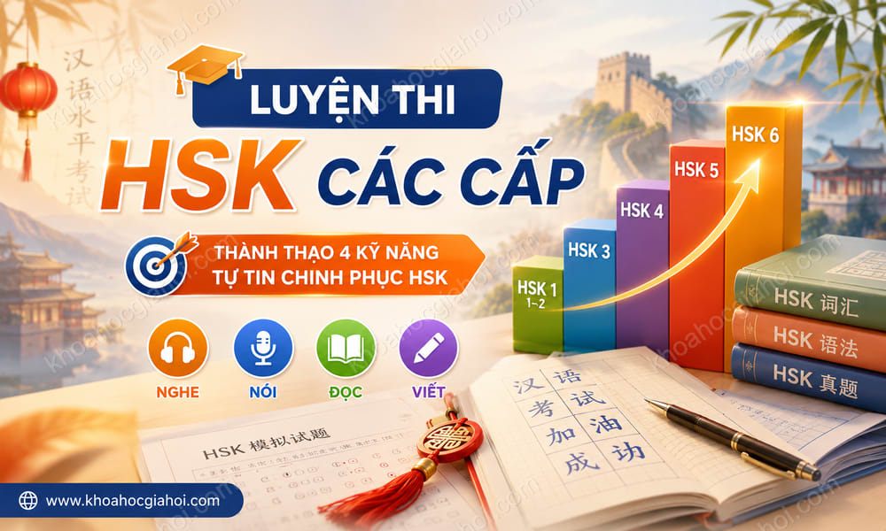 Khóa Học Luyện Thi Hsk Các Cấp