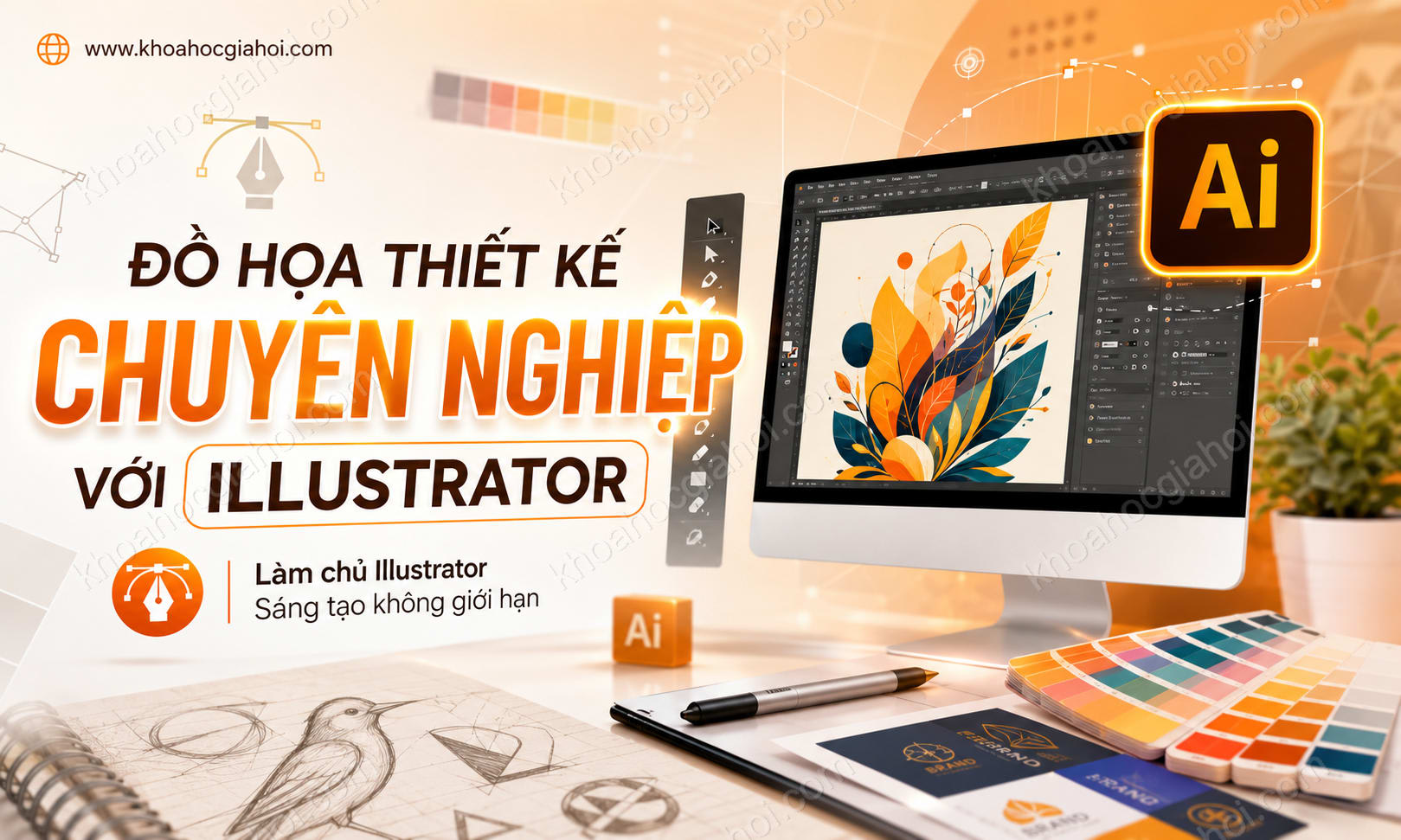 Khóa Học Đồ Họa Thiết Kế Chuyên Nghiệp Với Illustrator Khóa Học Đồ Họa Thiết Kế Chuyên Nghiệp Với Illustrator