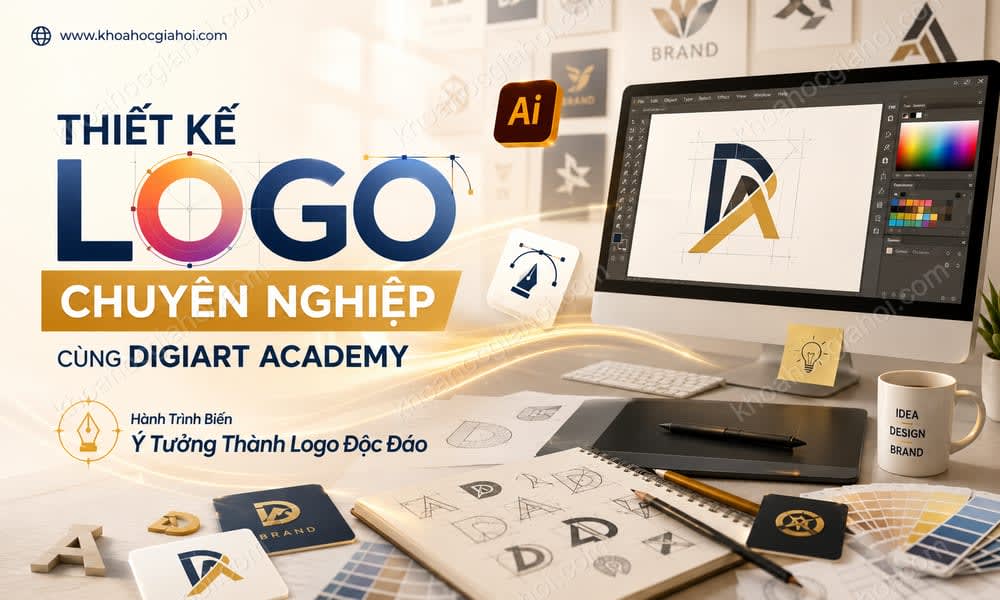 Khoá Học Thiết Kế Logo Chuyên Nghiệp Cùng Digiart Academy