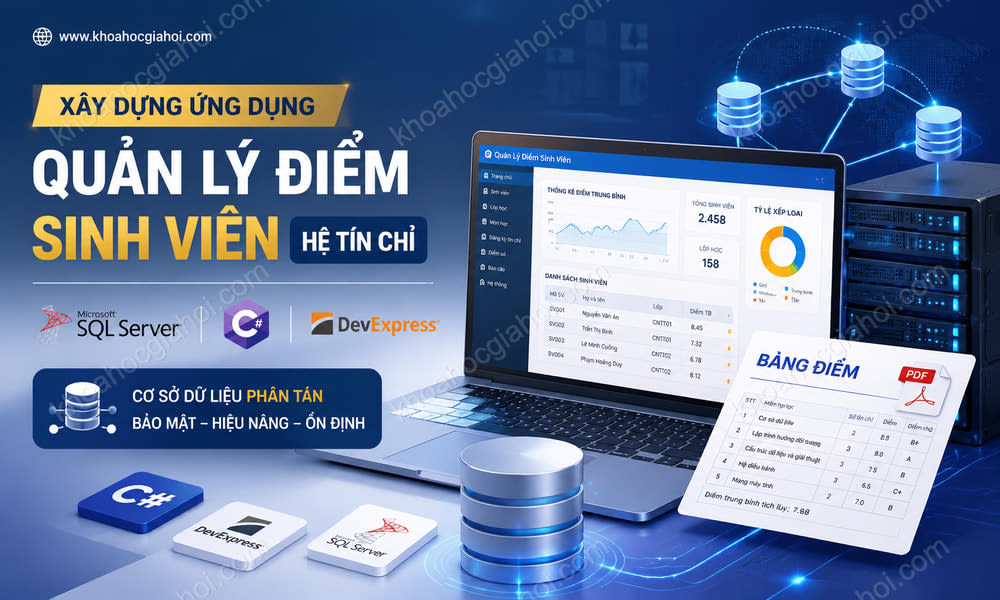 Khóa Học Cơ Sở Dữ Liệu Phân Tán Mssql, C#, Devexpress