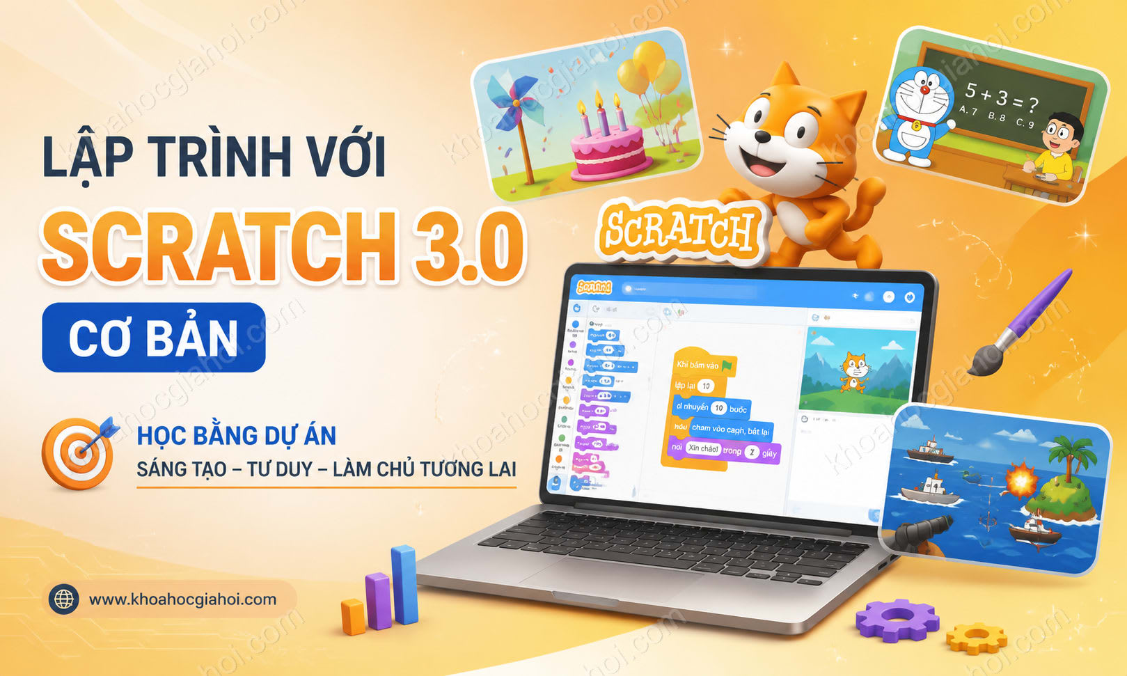 Khóa Học Lập Trình Với Scratch 3.0 Cơ Bản Khóa Học Lập Trình Với Scratch 3.0 Cơ Bản