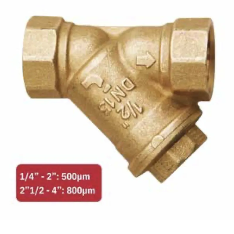 Y-strainer brass