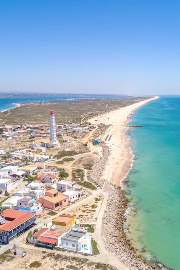 Praia do Farol em Faro