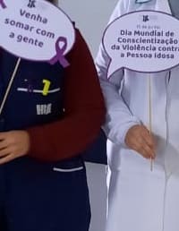 Campanha Sensibiliza Campos Gerais Ponta Grossa contra a violência à pessoa idosa. 
