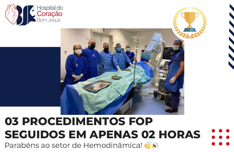 Novo recorde do setor de Hemodinâmica! 