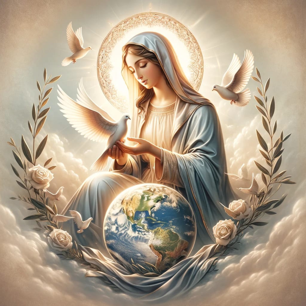 Solenidade de Santa Maria Mãe de Deus, e dia Mundial da Paz. 01/01/26 (Lc 2, 16-21).