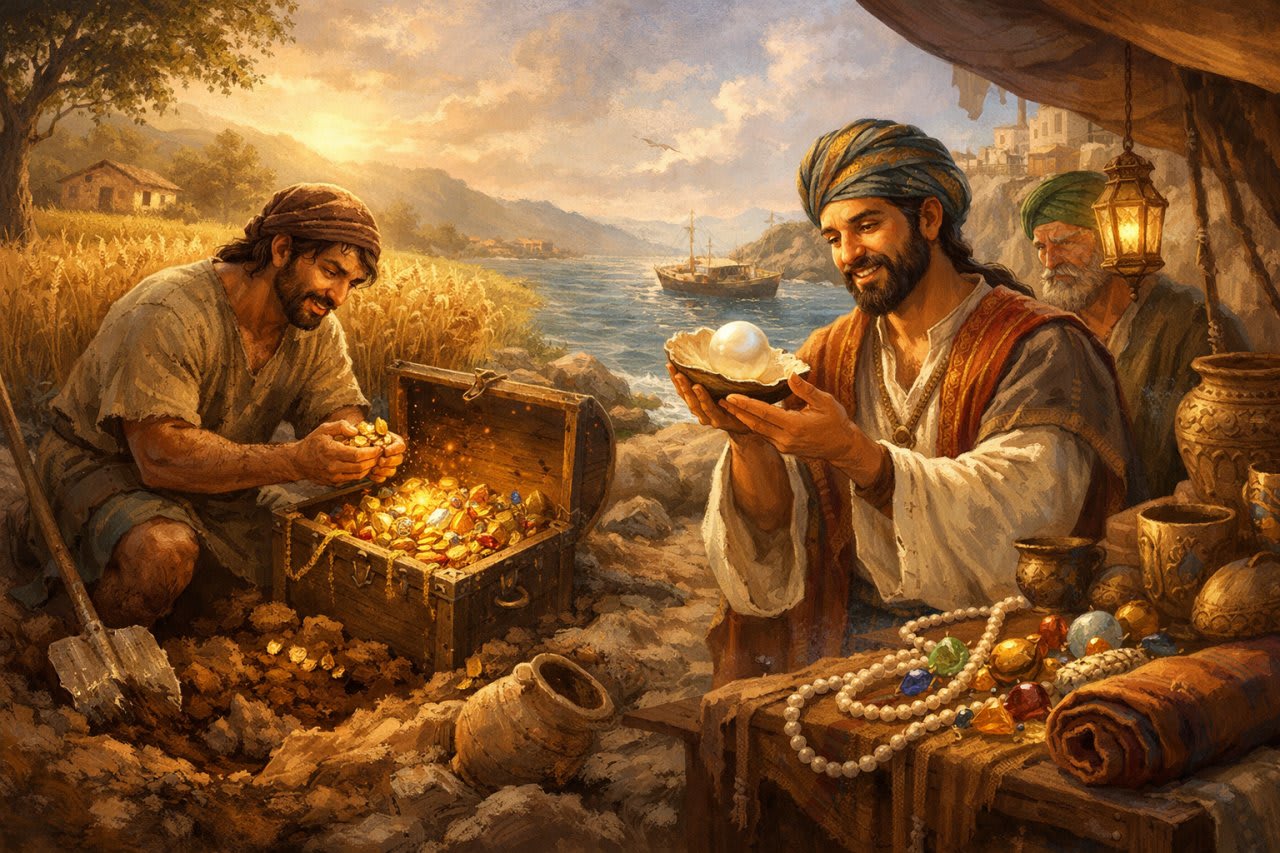 17º Domingo do Tempo Comum 26/07/26 - (Mt 13,44-52).
