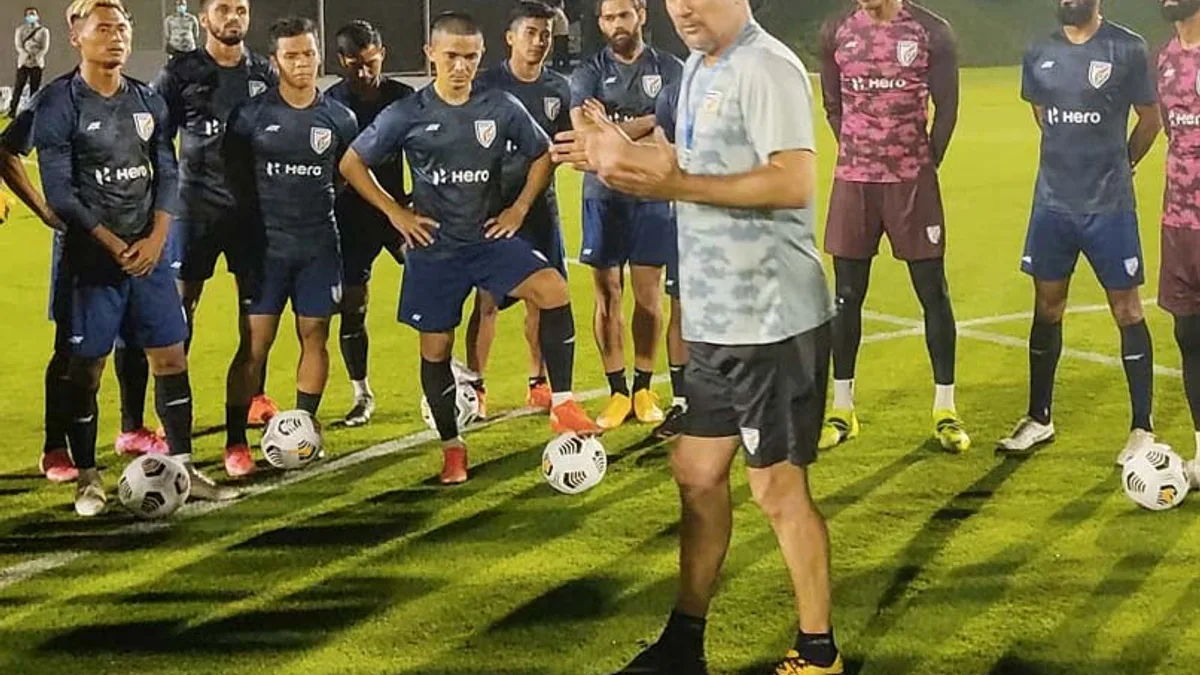 Indian football team training camp AFC Asian Cup qualifiers 2026 squad preparation India football