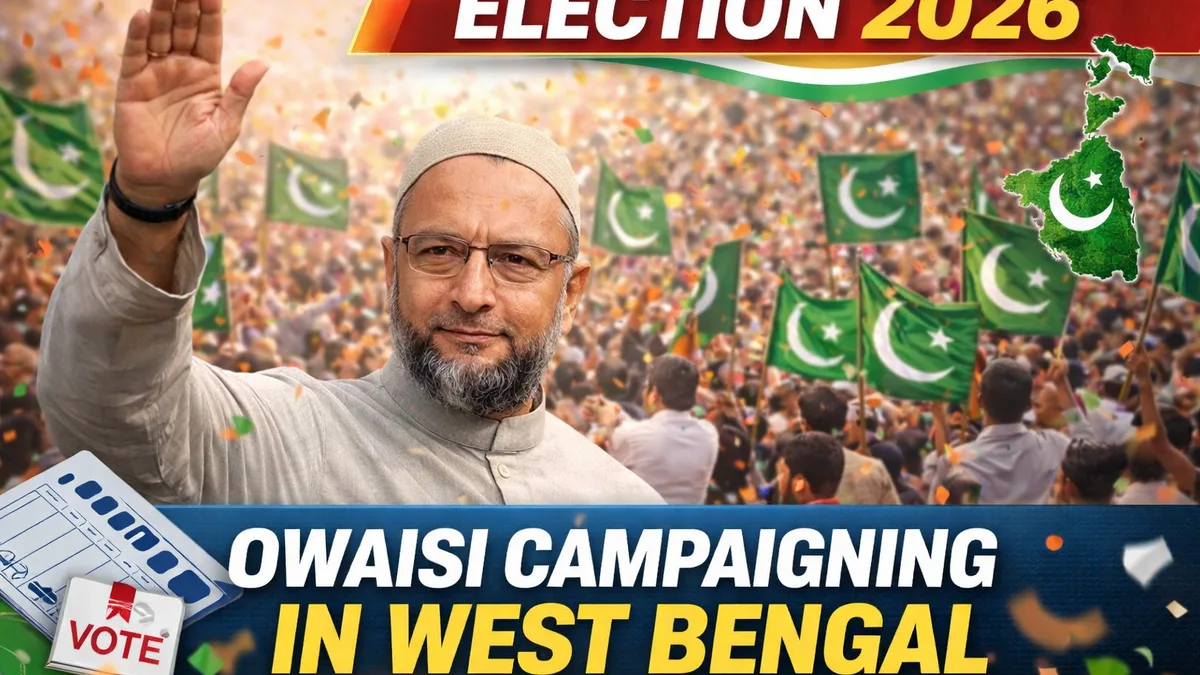 Asaduddin Owaisi Bengal Election 2026 strategy update AIMIM minority outreach West Bengal
