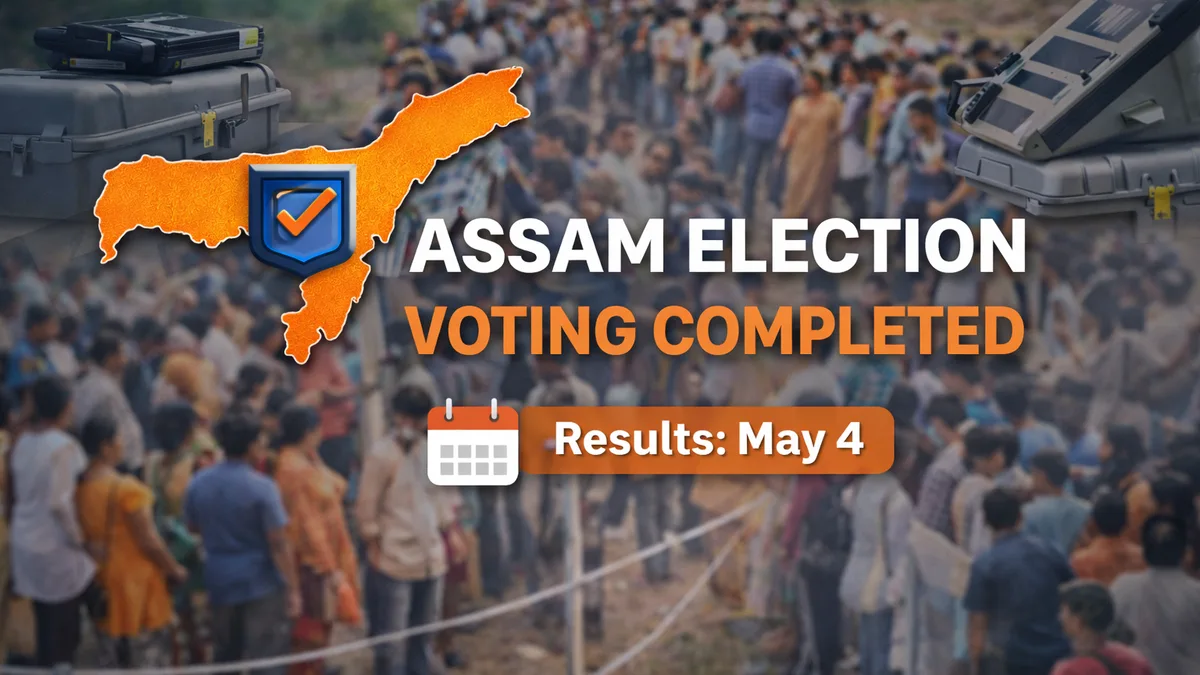 West Bengal Assam Assembly Election 2026 voting schedule India election update