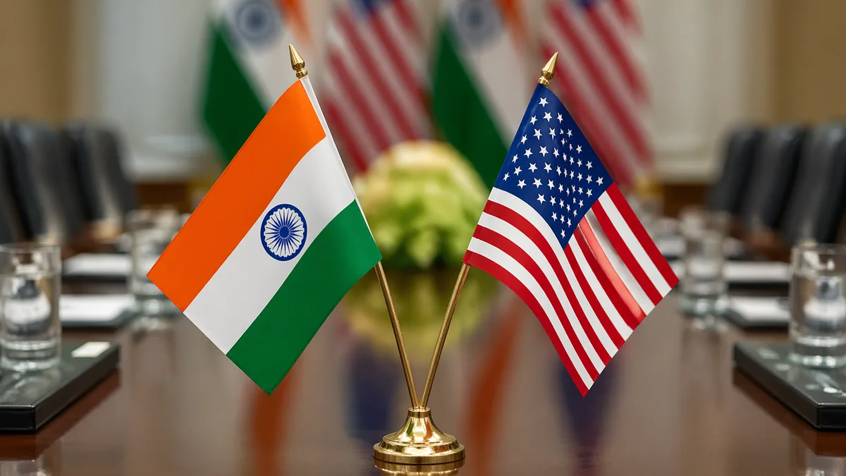 Indian and US officials begin trade talks in Washington on April 20 2026