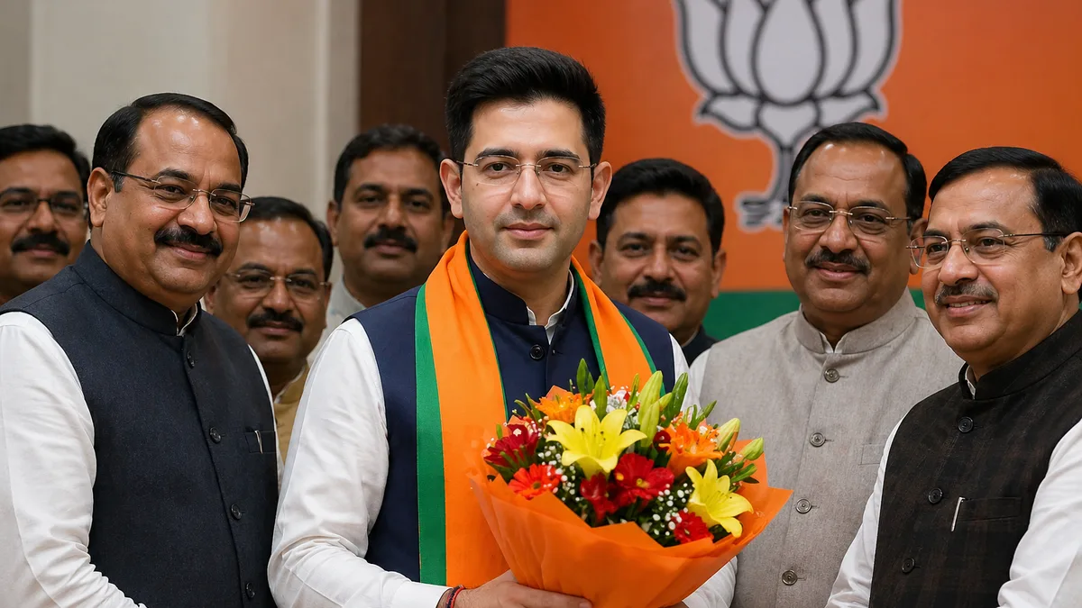Raghav Chadha leaving AAP and joining BJP political update 2026 India news