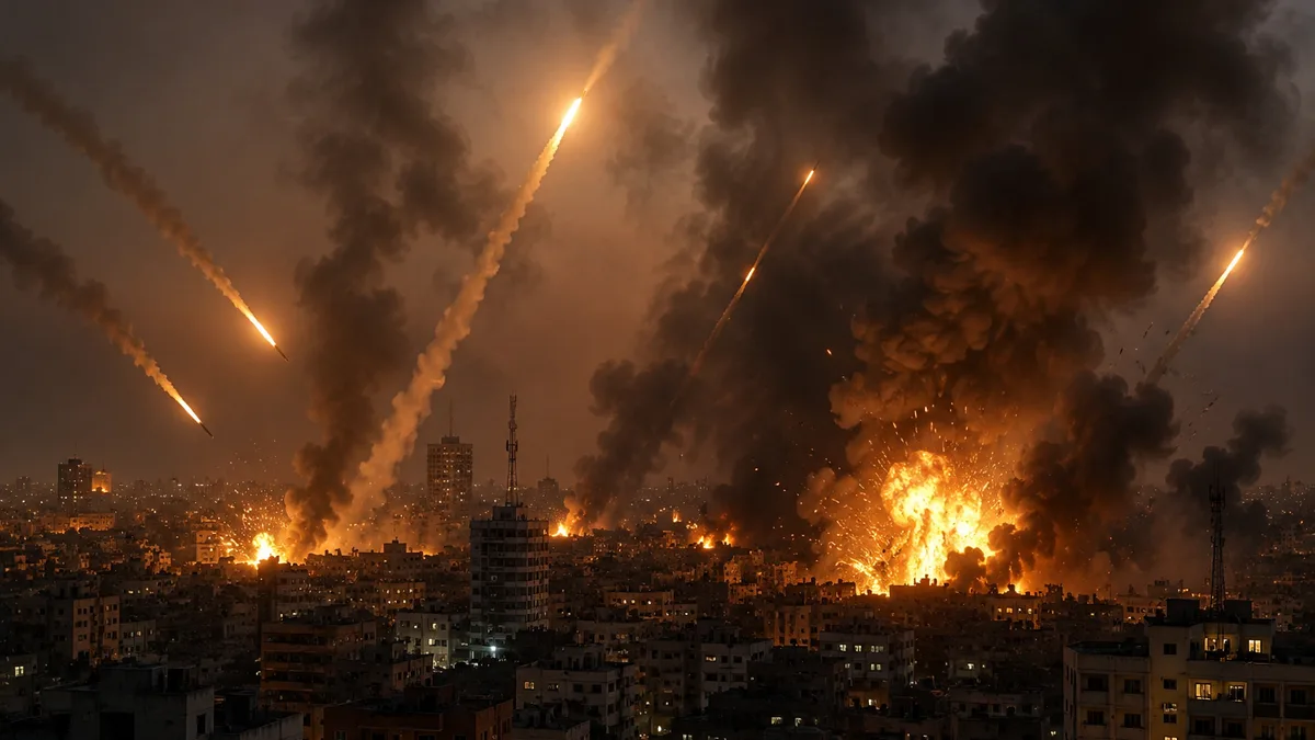 Missile attacks and military escalation between Iran and Israel in June 2026