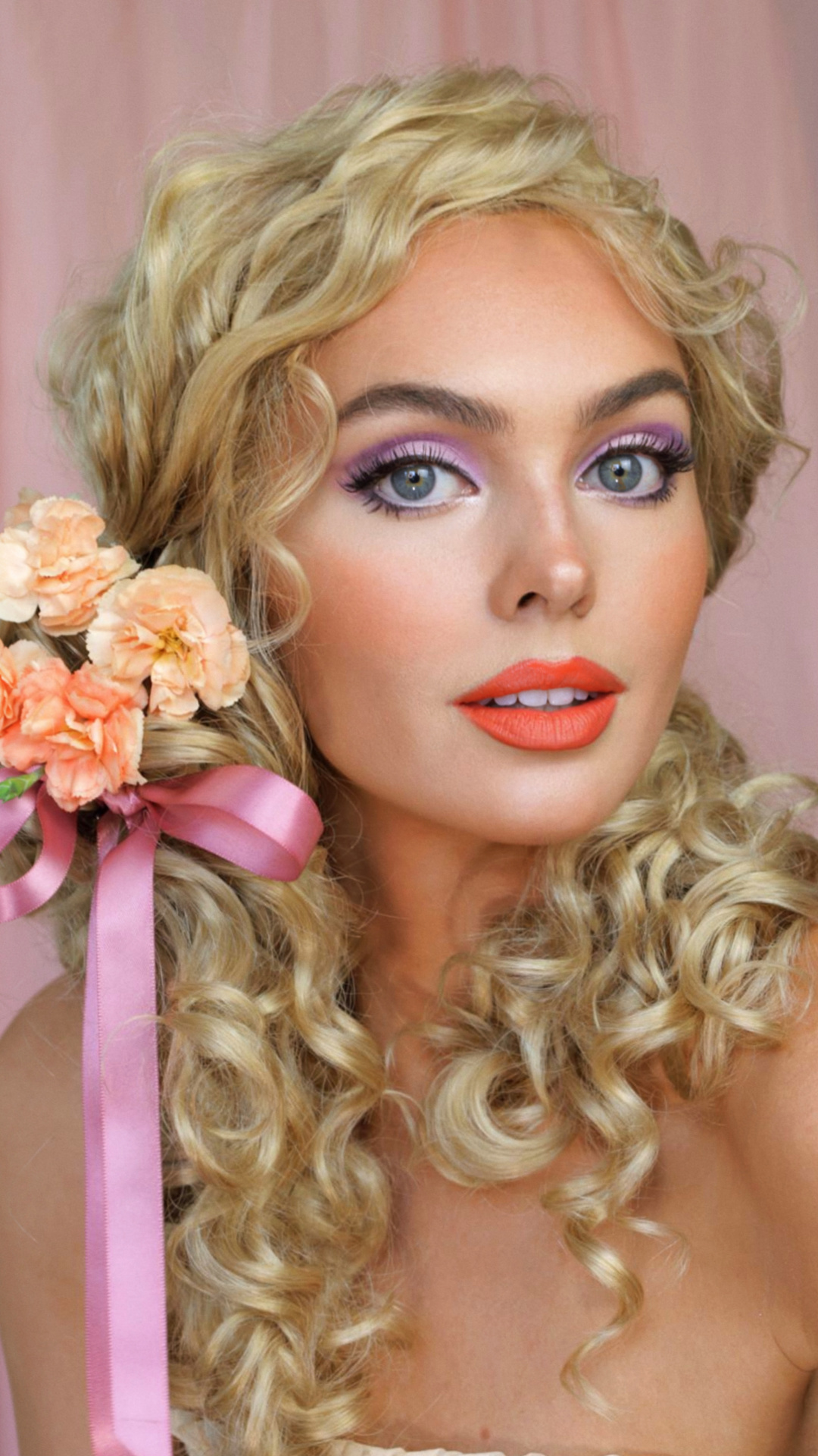 Jackie Wyers as Peaches 'N Cream Barbie Makeup