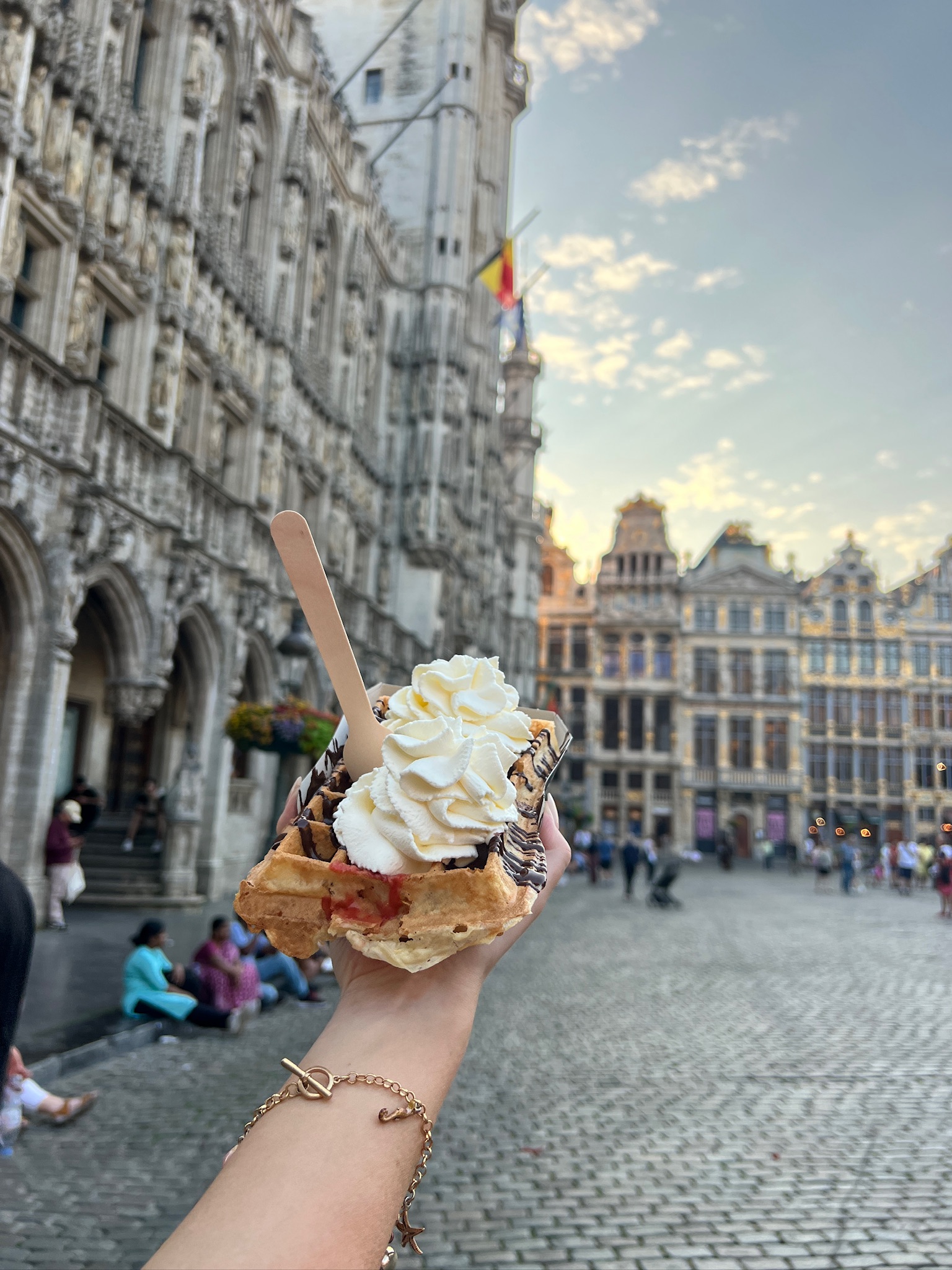 Waffle Factory Waffle in Grand-Place Brussels Belgium