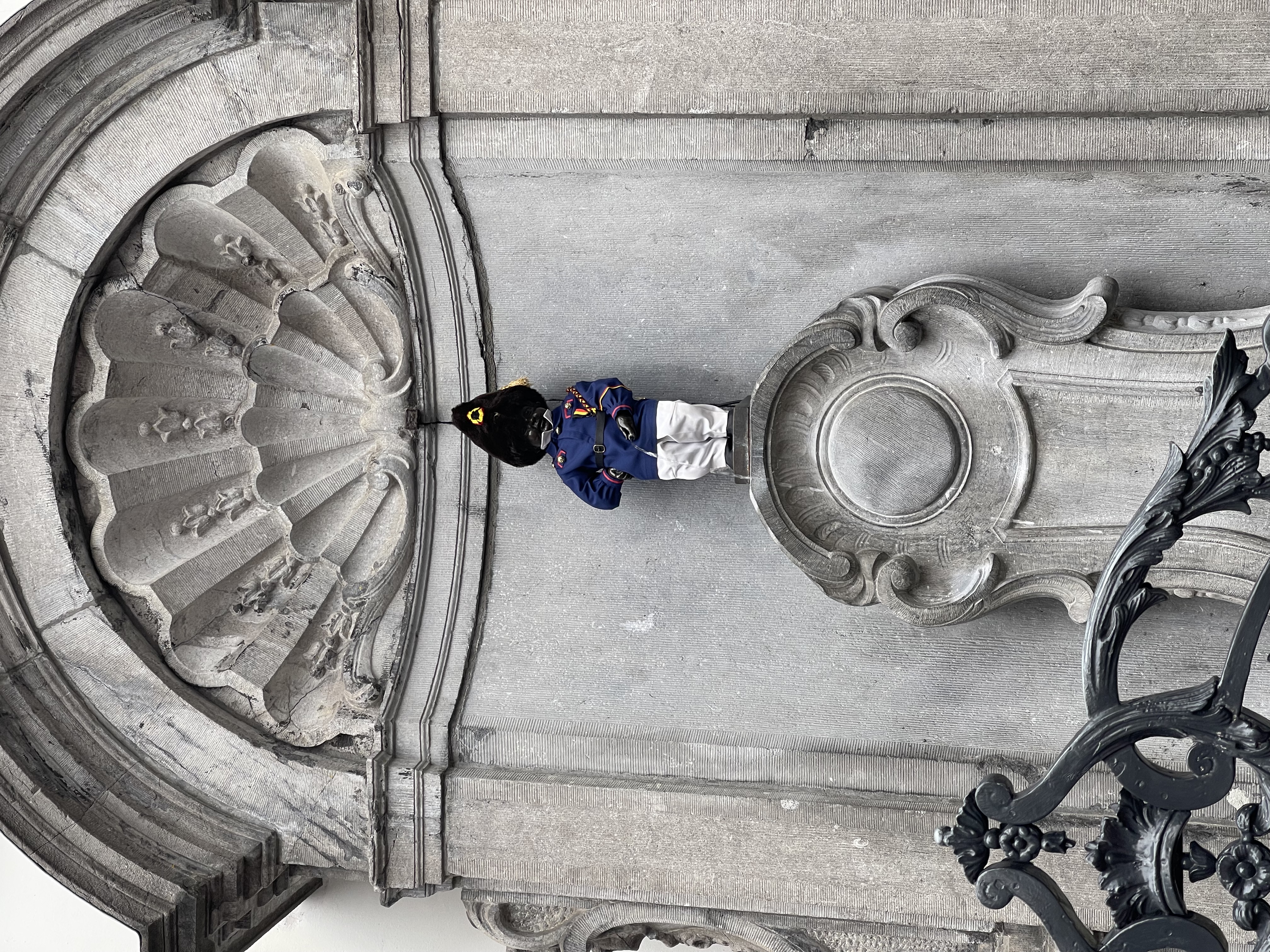 Manneken Pis in Brussels Belgium