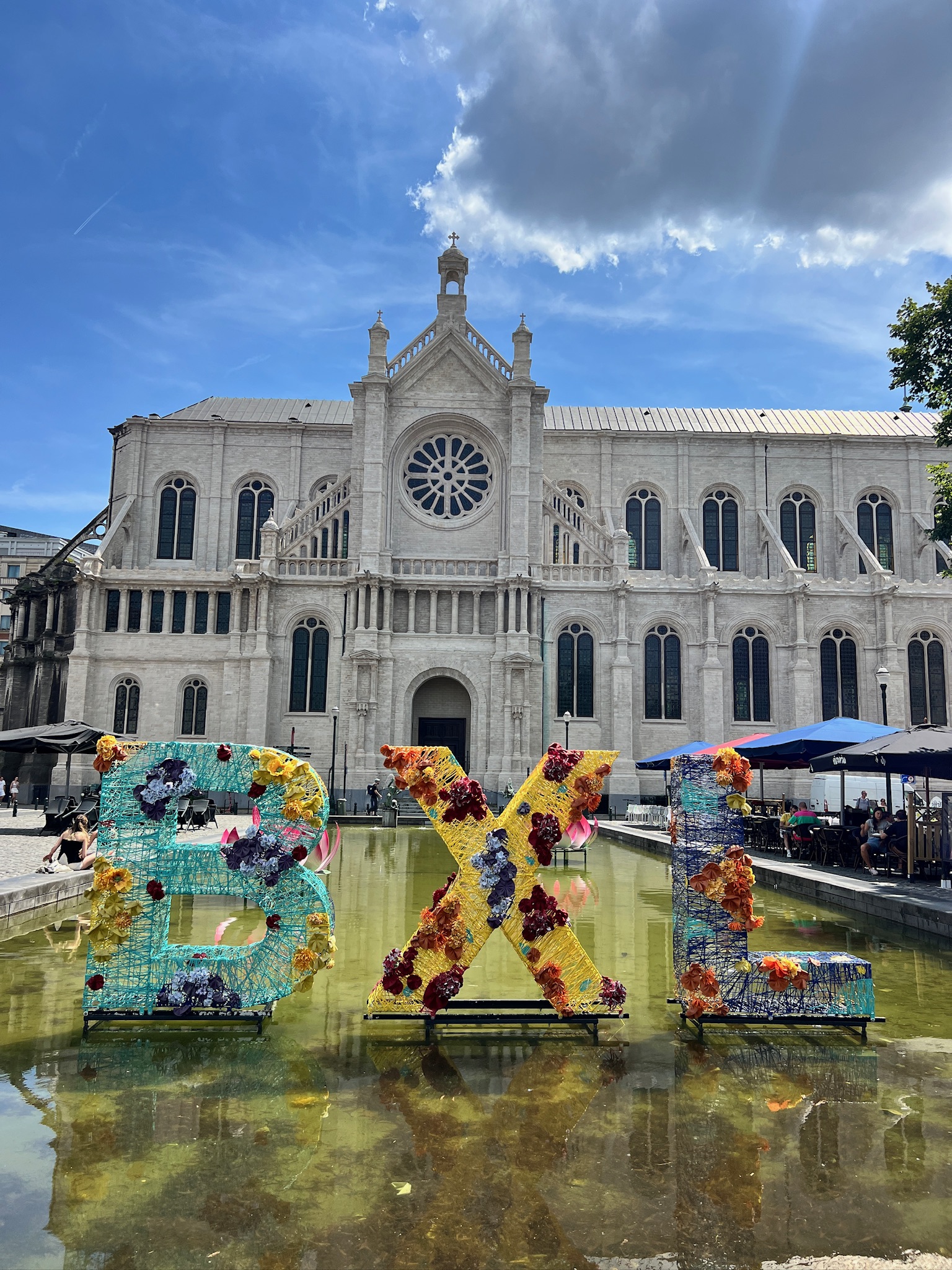 BXL art in Place Sainte-Catherine Brussels Belgium