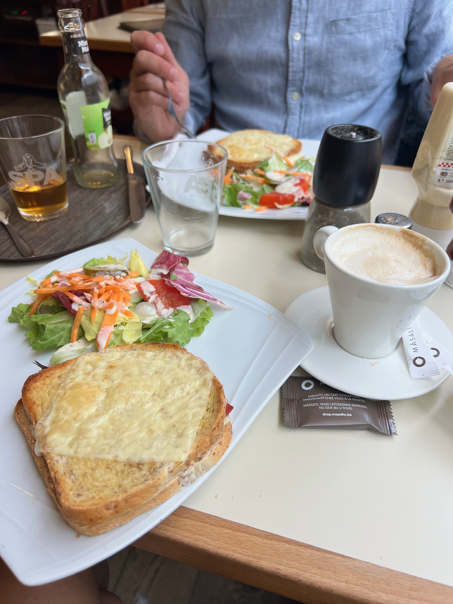 croque-monsieur at Mokafé Brussel