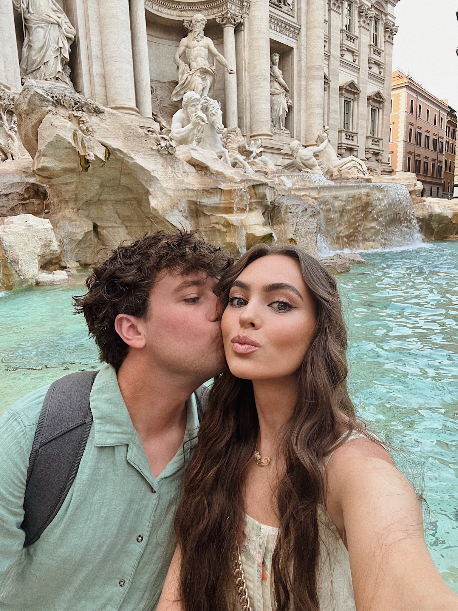 Trevi Fountain sculpture detail