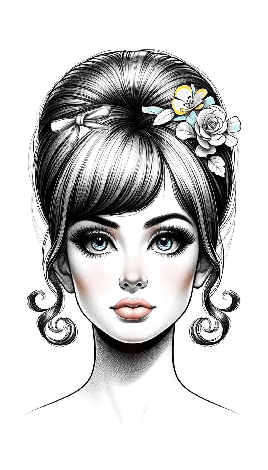 Jean Shrimpton Face Chart