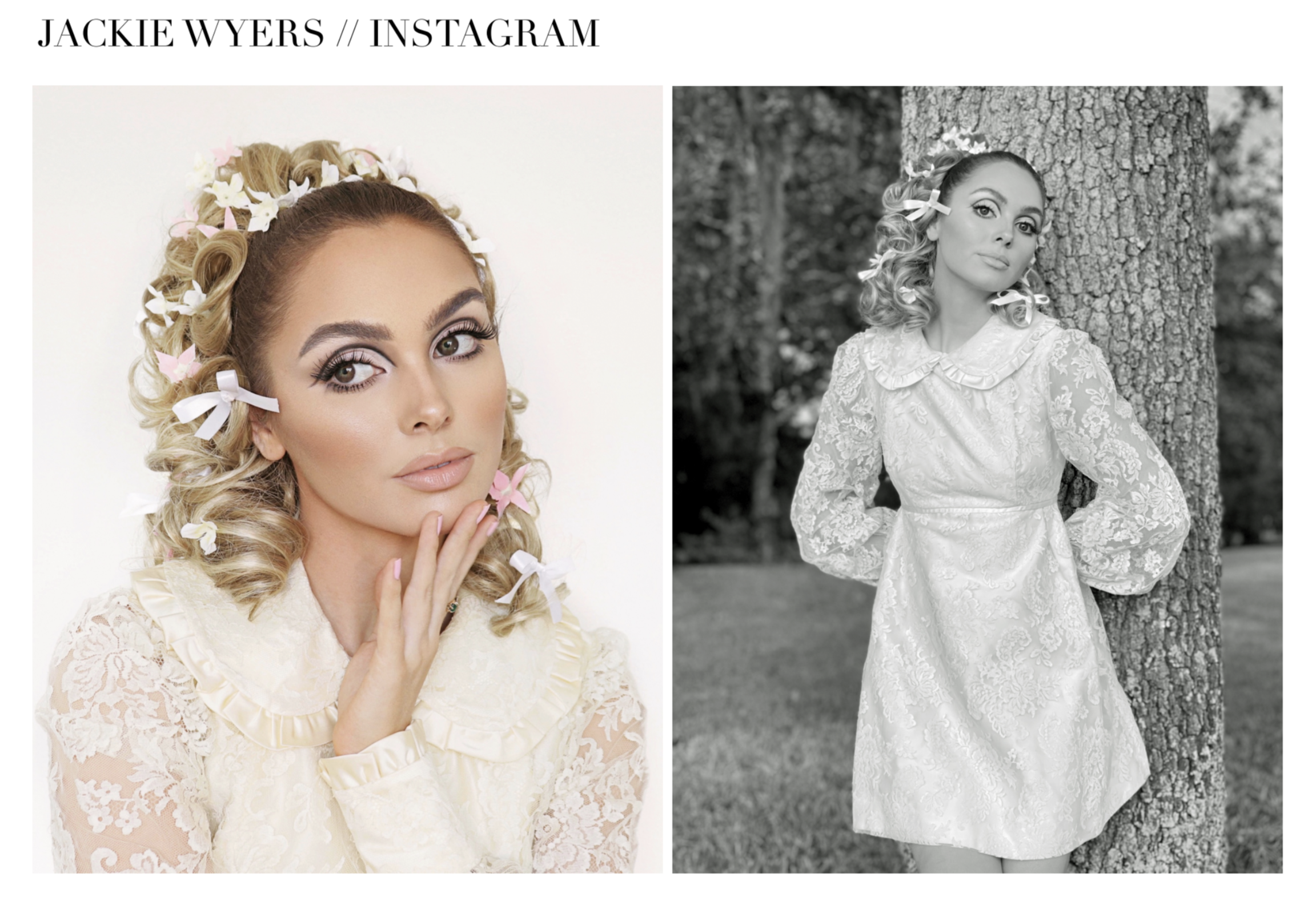 Jackie Wyers Instagrammed Sharon Inspired Look
