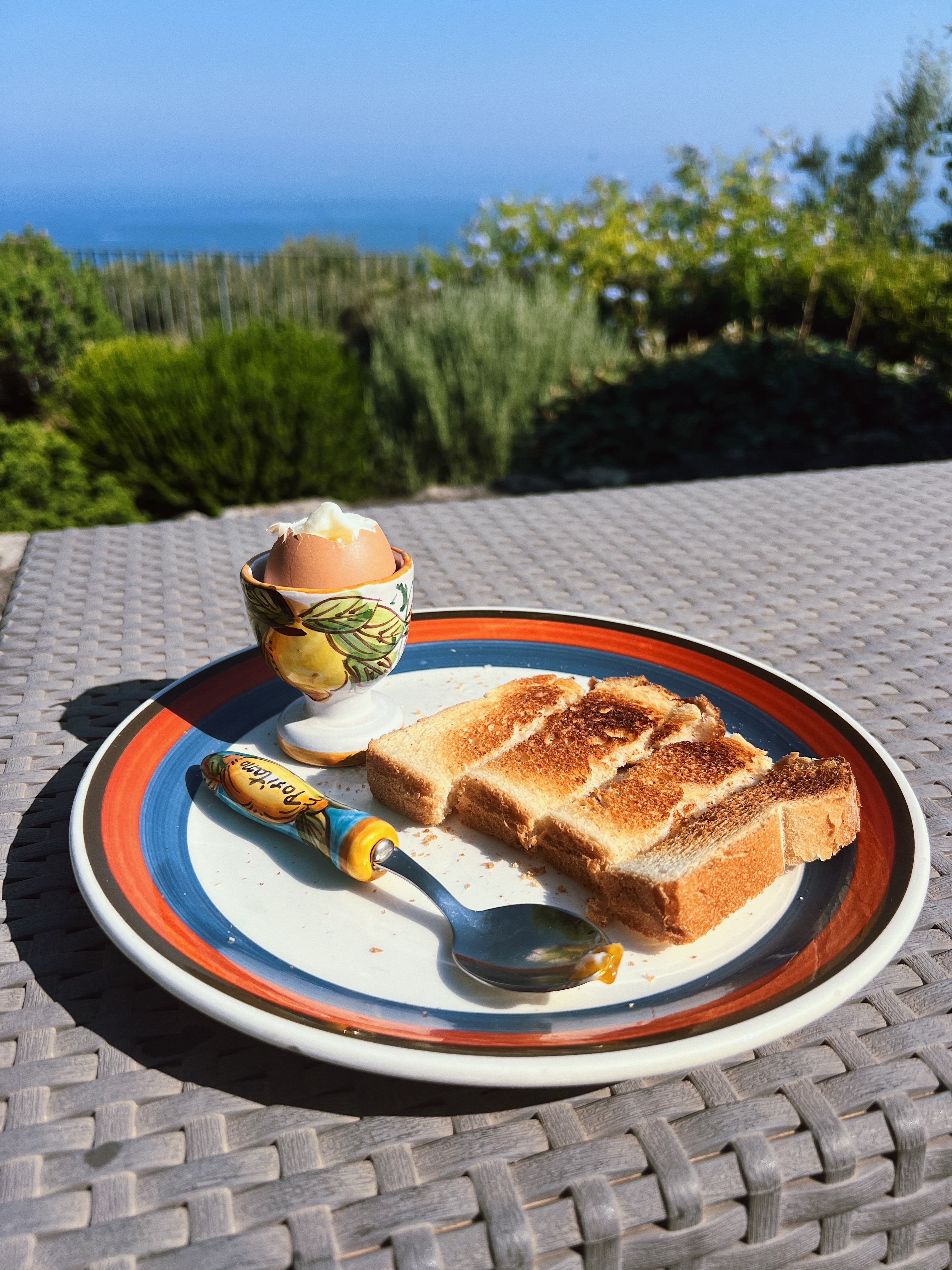 Breakfast at an Italian Villa