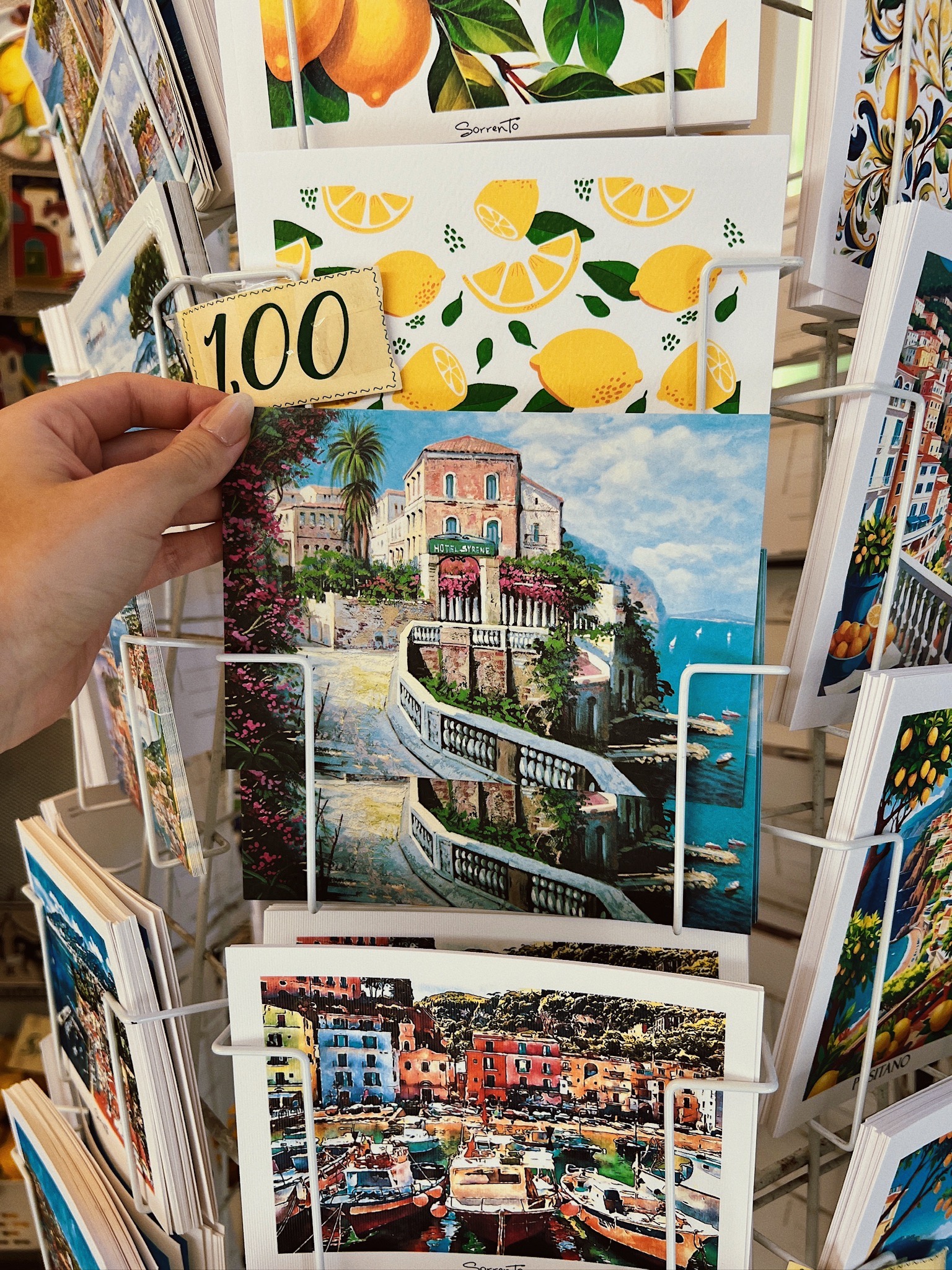 Postcards in Sorrento
