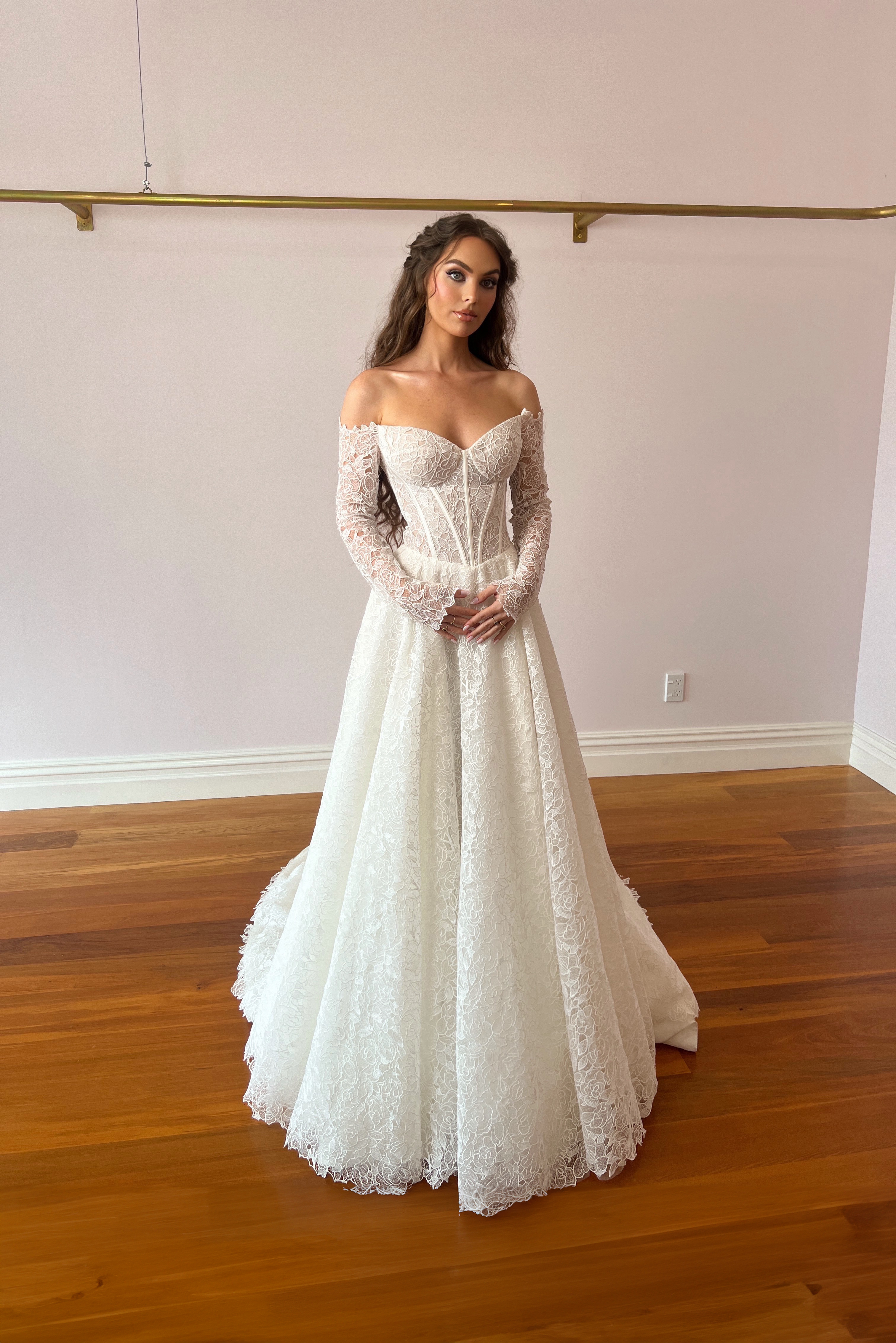 Jackie Wyers Wedding Abril Dress