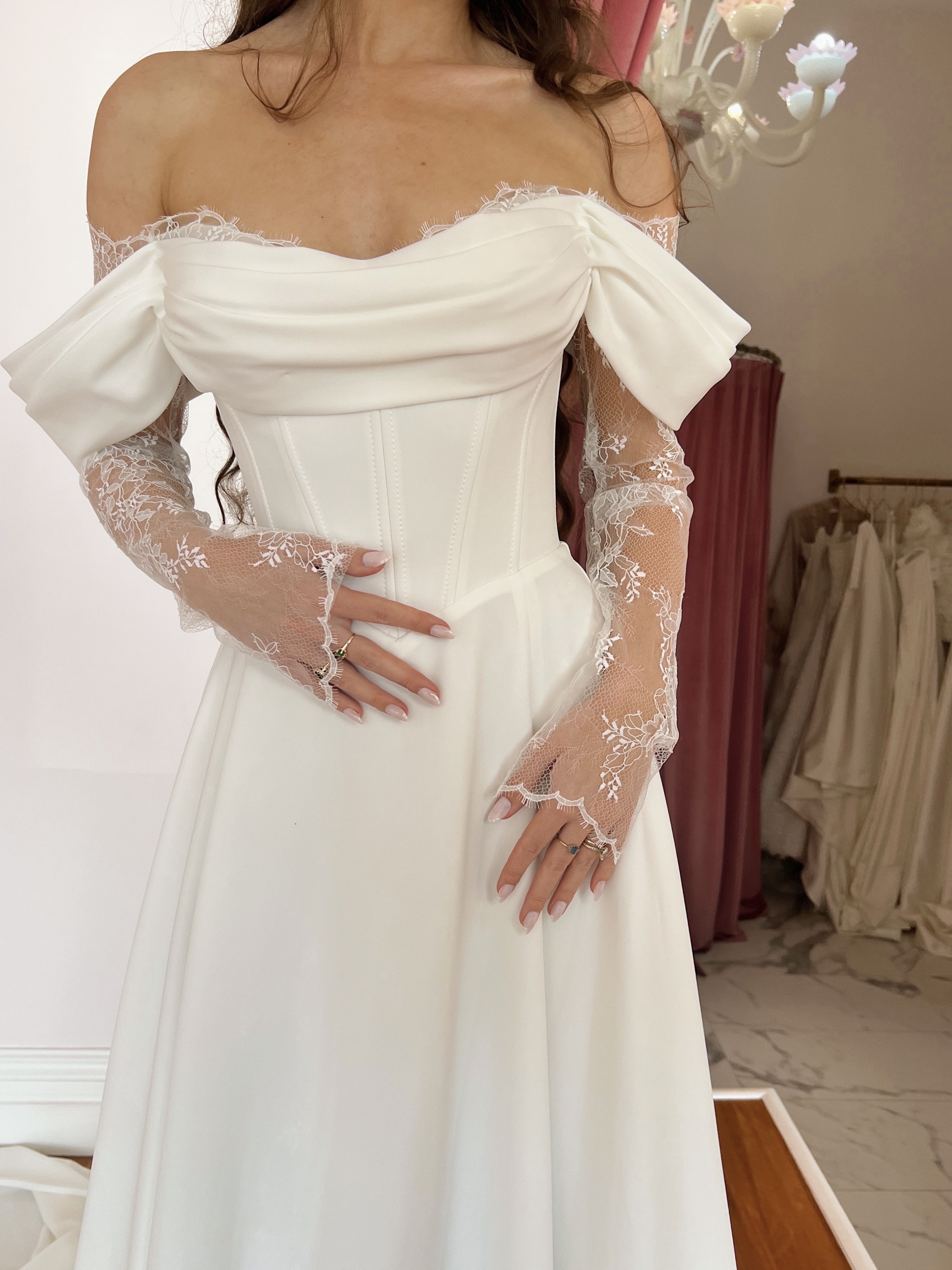 Jackie Wyers Wedding Bacarra Dress