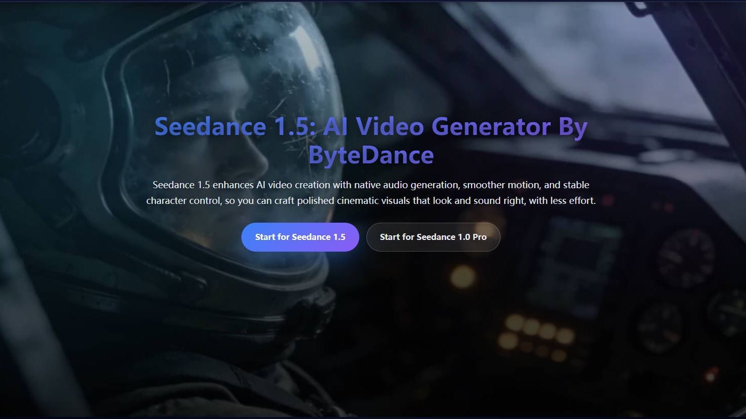 Seedance 1.5 Pro AI Video Generator 