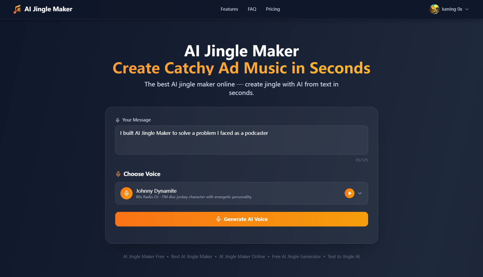 AI Jingle Maker