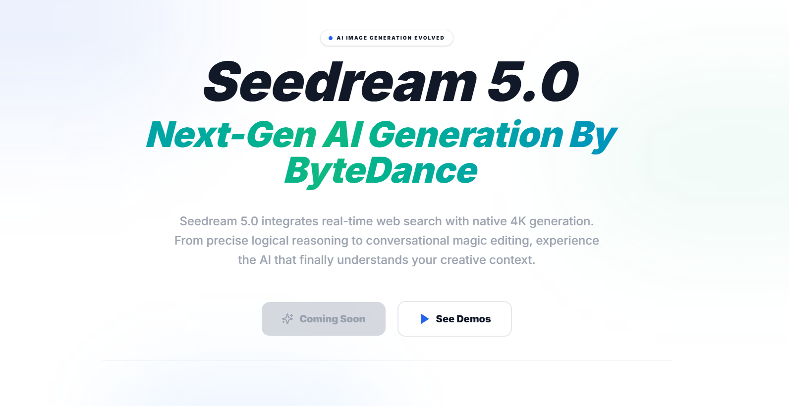 Seedream 5.0 AI 
