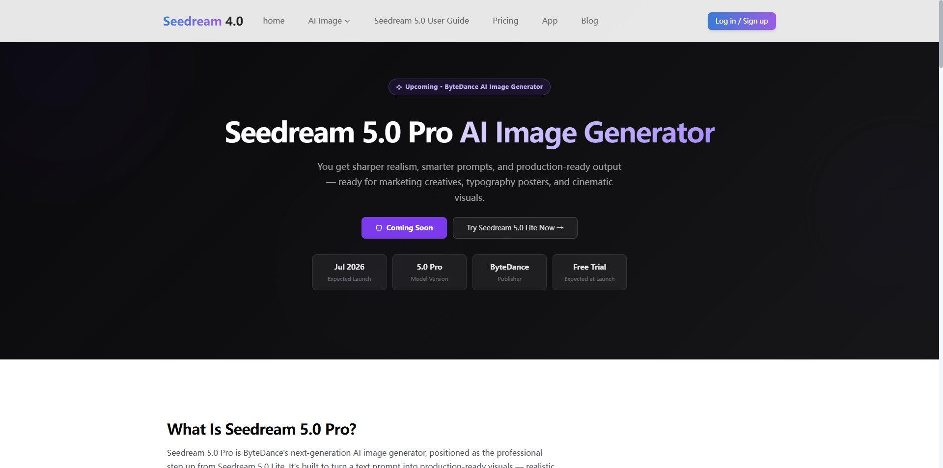 Seedream 5.0 Pro AI Image Generator