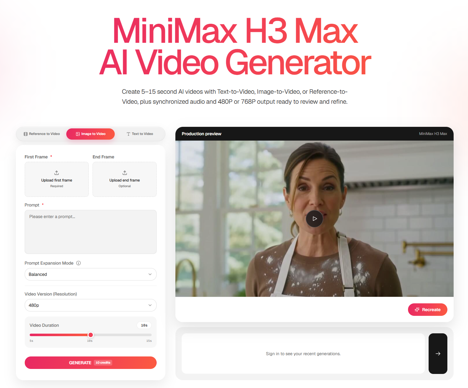 Minimax H3 Max