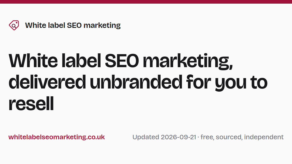 White label SEO marketing