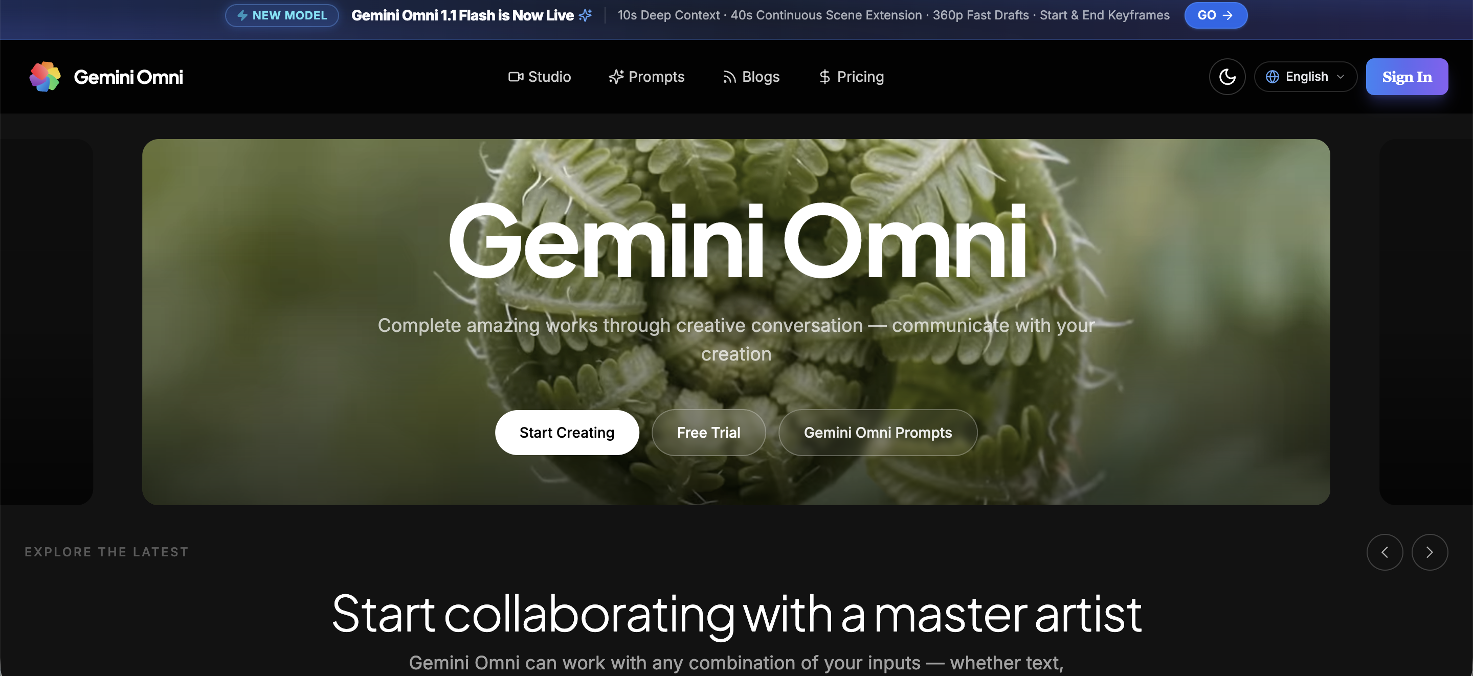  Gemini Omni Flash