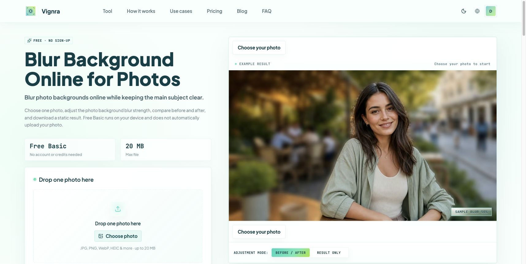 Blur Background